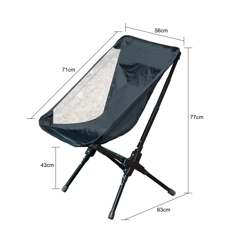 Detachable Portable Folding Moon Chair Outdoor Picnic Camping Chairs Beach Fishing Lawn Chair