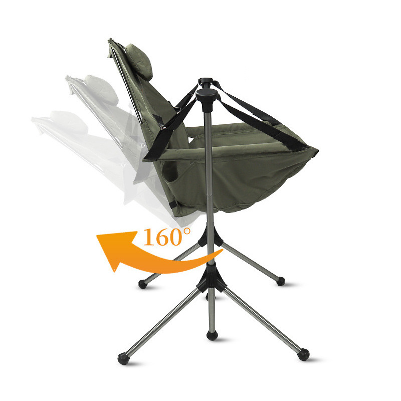 Outdoor Camping Lightweight Foldable Storage Folding Rocking Chair For Adult