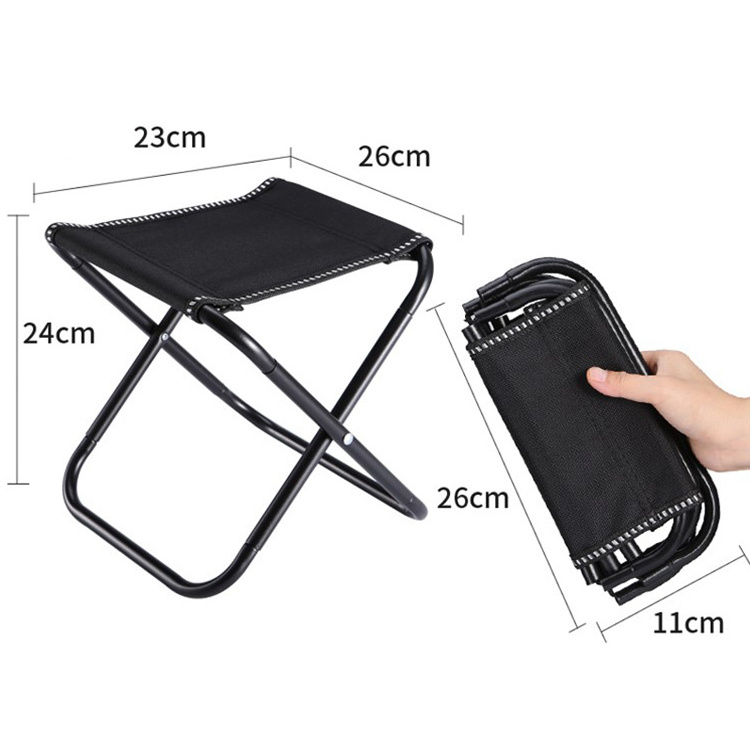 Portable Outdoor Folding Aluminum Frame Beach Chair for Hiking Picnic Camping Fishing Comes with Carry Bag