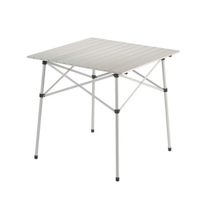 White Outdoor Folding Table Ultra Compact Aluminum stainless steel camping table