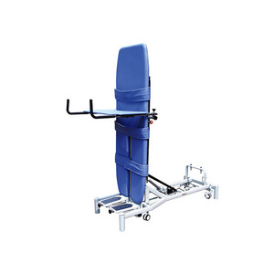 Electric tilt table physiotherapy standing bed with varus correction plate