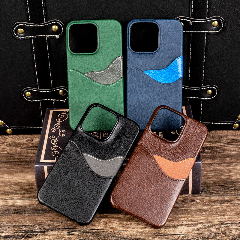 High Quality PU Leather Wallet Card Holder Phone Case With Card Slot  Phone Cover For iPhone 13 14