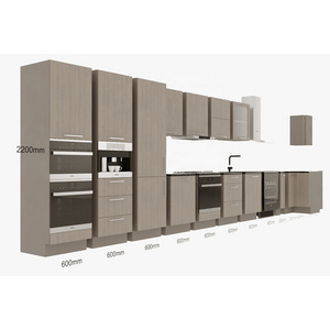 Affordable Wholesale Complete Melamine Kitchen Units Set Modern Cabinet