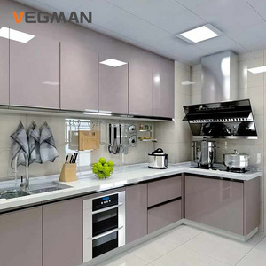 China Manufacturer Small Home Kitchen Modern Kitchen Cabinet Designs Modular Kitchen Furniture