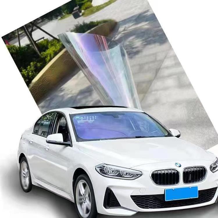 VEGO chameleon tint blue red window film 82% rainbow chameleon car window tint films