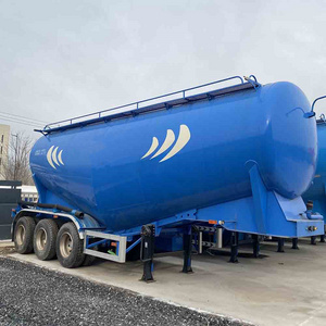 Vehicle Master  3 Alex 45cbm 6oTon Powder Bulk Cement Tanker Truck transporter Dry Bulk Fly Ash Semi Trailer