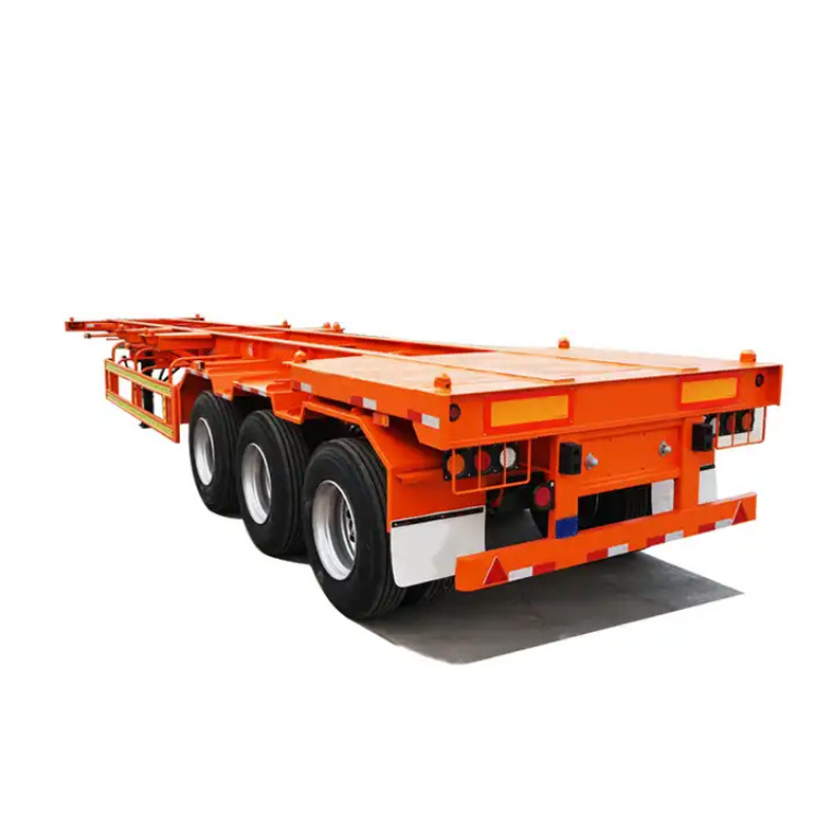 Vehicle Master 2 axles 40ft skeletal trailer chassis 40 feet container trailer