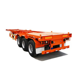 Vehicle Master 2 axles 40ft skeletal trailer chassis 40 feet container trailer