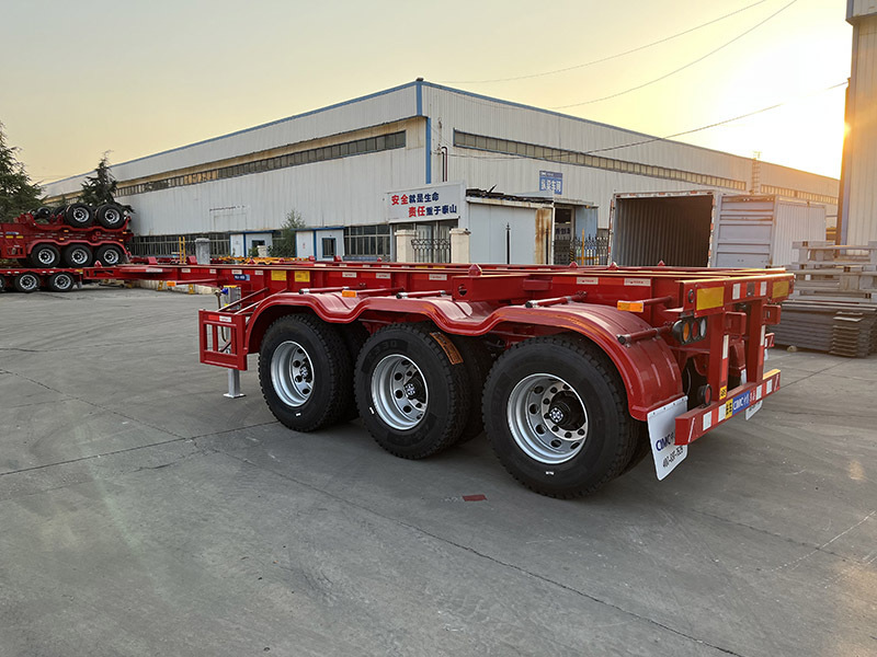 Vehicle Master 20-80 Tons 2 3 4 Axles Container Chassis 20ft 40ft 45ft Skeleton Semi Trailer Truck for sale