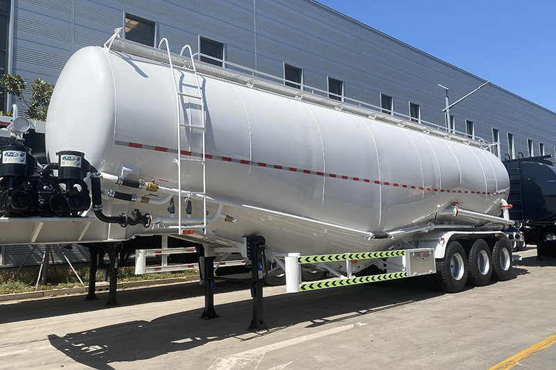 Vehicle Master Dry Bulk Cement Trailer V Type Bulk Dry Power Cement Tanker Trailer For Sale