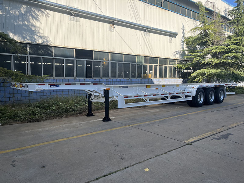 Vehicle Master 20-80 Tons 2 3 4 Axles Container Chassis 20ft 40ft 45ft Skeleton Semi Trailer Truck for sale