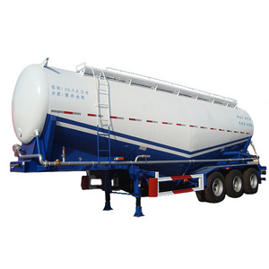 Vehicle Master Dry Power Tank Semi Trailer Silo Tanker trailer V Shape Dry Powder Material Bulk Cement Tanker trailer