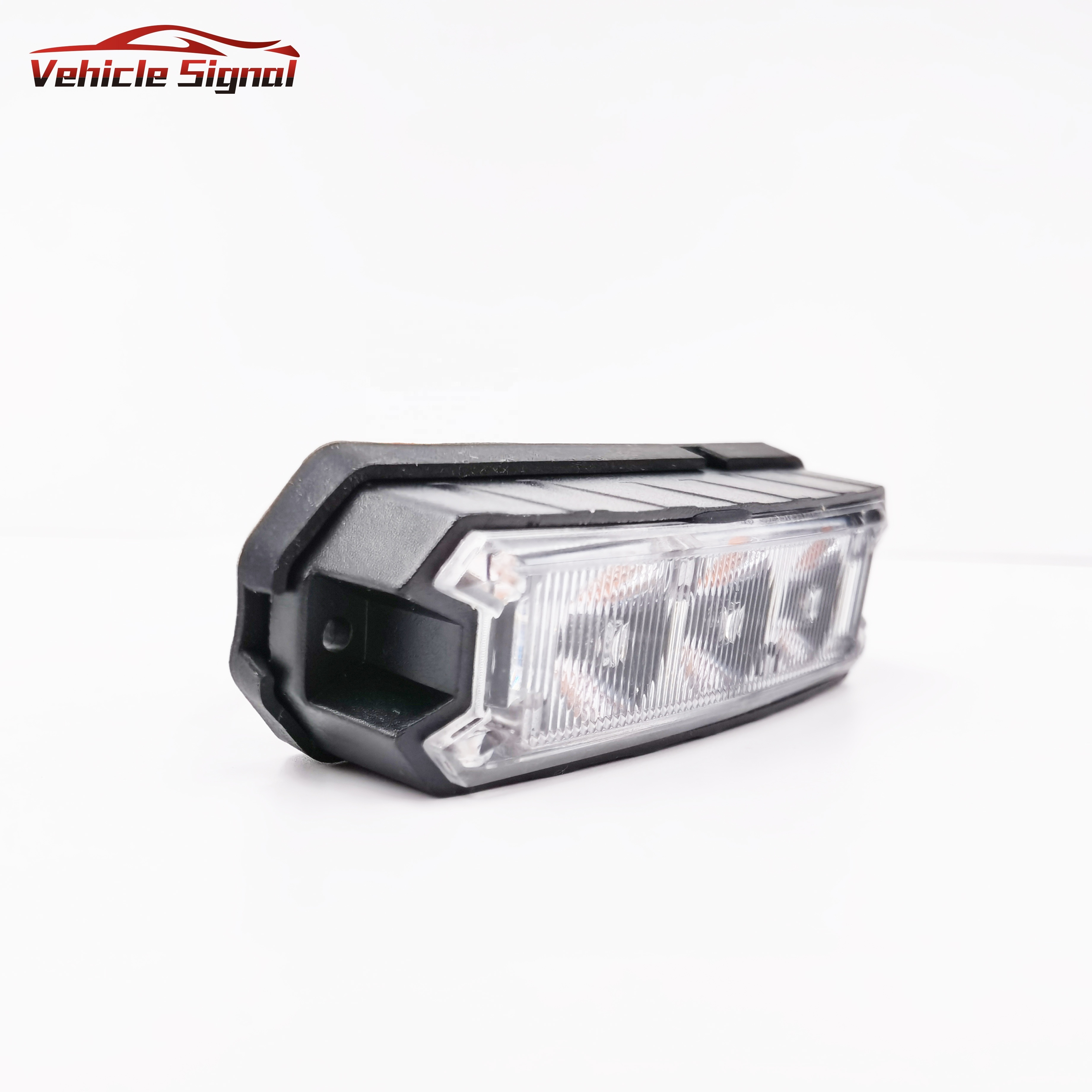 Ambulance LED Surface Mount flashing light for car warning LED grilled strobe light