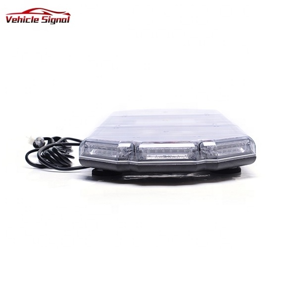 Car Roof Mounts LED Strobe Warning Light bar High intensity Emergency Amber Led Light bar