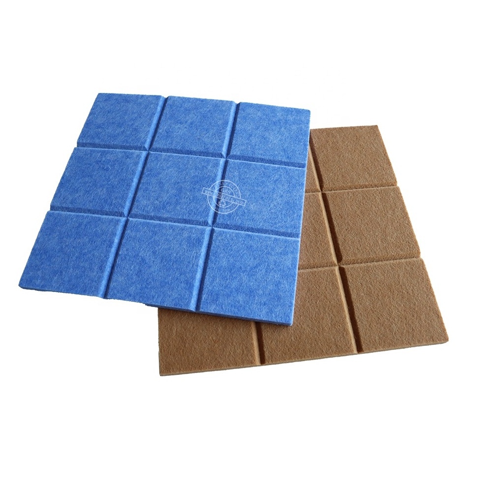 High-End Decoration Felt hexagon soundproofing tiles with GRS