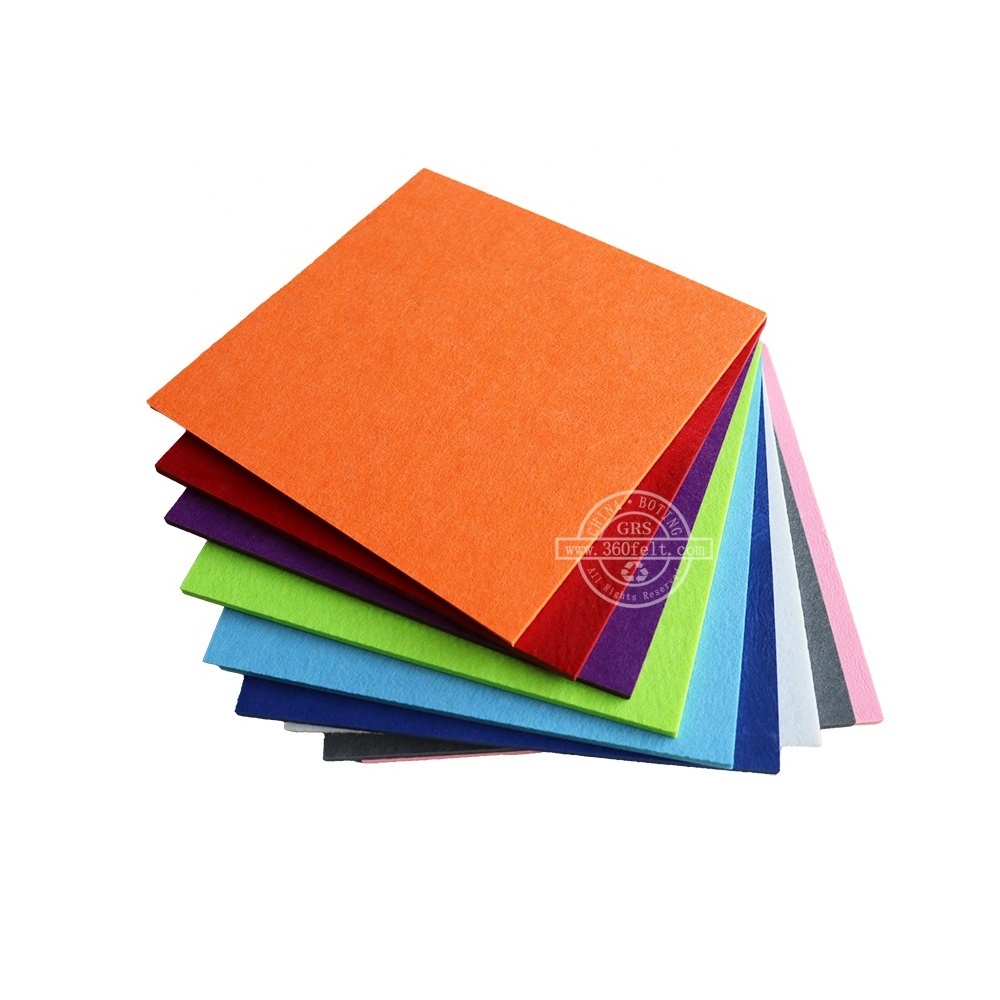 Factory Direct Decoration Felt felt ceiling tiles with GRS