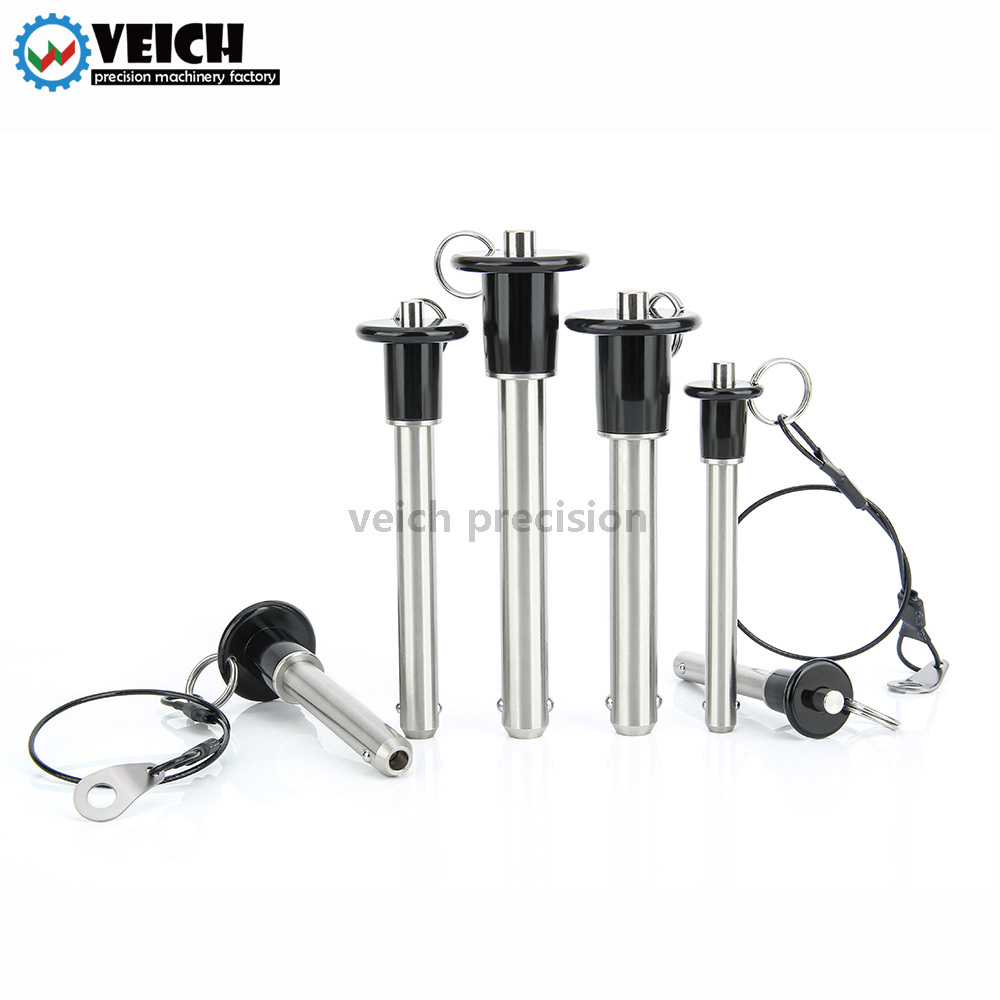 VCN011 Stainless Steel Quick Release Pin Lock Pin Spring Loaded Locking Pin Dia 10mm