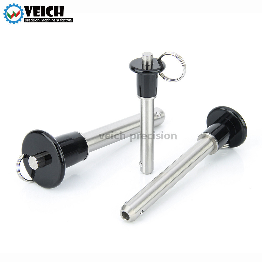 VCN011 Stainless Steel Quick Release Pin Lock Pin Spring Loaded Locking Pin Dia 10mm