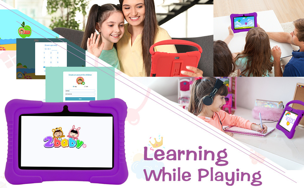 OEM Child Learning Tablets Children Tab Android Baby Toy Tablet Pc Education Kids