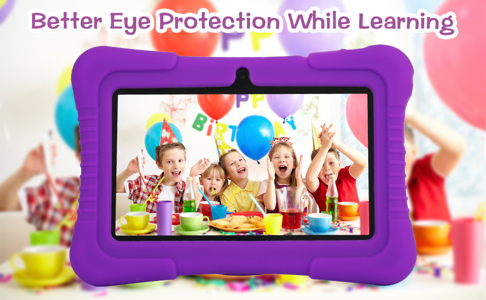 Allwinner New Design Kids Baby Tablet 7 inch Android Learning Children WiFi BT Android Tablet PC