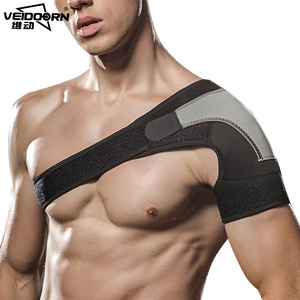 Compression Adjustable Shoulder Guard Brace Support Protector for Weight Lifting Sports