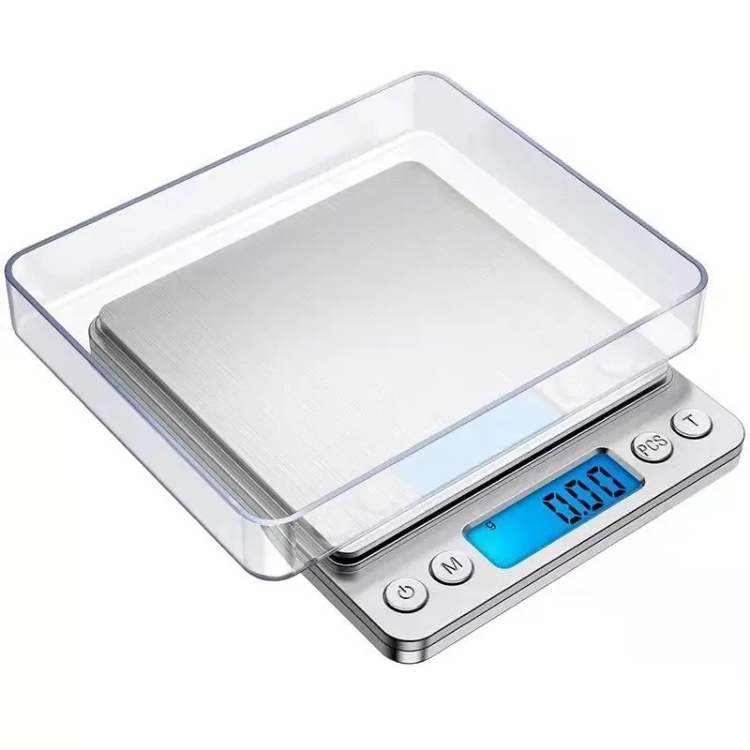 Veidt Weighing High Precision Weight Machine Balance Scale Balance Pocket Scale Gold ABS 2*1.5V AAA Battery Big LCD Display 0.01