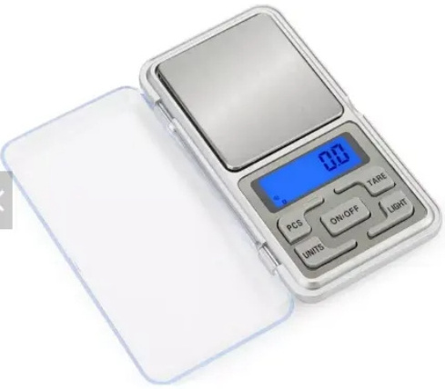 Veidt Weighing High Precision Weight Machine Balance Scale Balance Pocket Scale Gold ABS 2*1.5V AAA Battery Big LCD Display 0.01