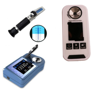 Pocket size 3 in 1 brix water content Be value Digital Honey refractometer for bee keeping Honey