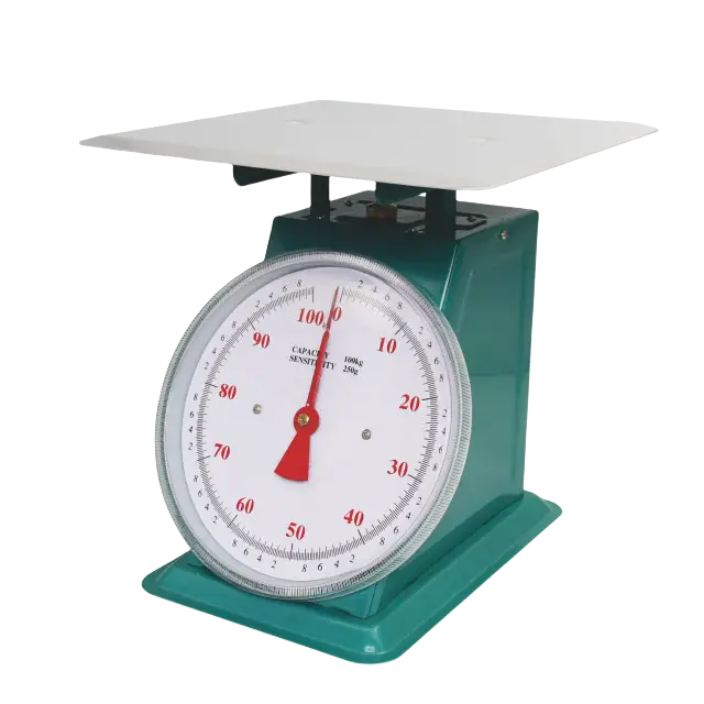 Veidt 30kg 40kg 50kg Mechanical Dial Spring Balance Scale With Stainless Steel Platform