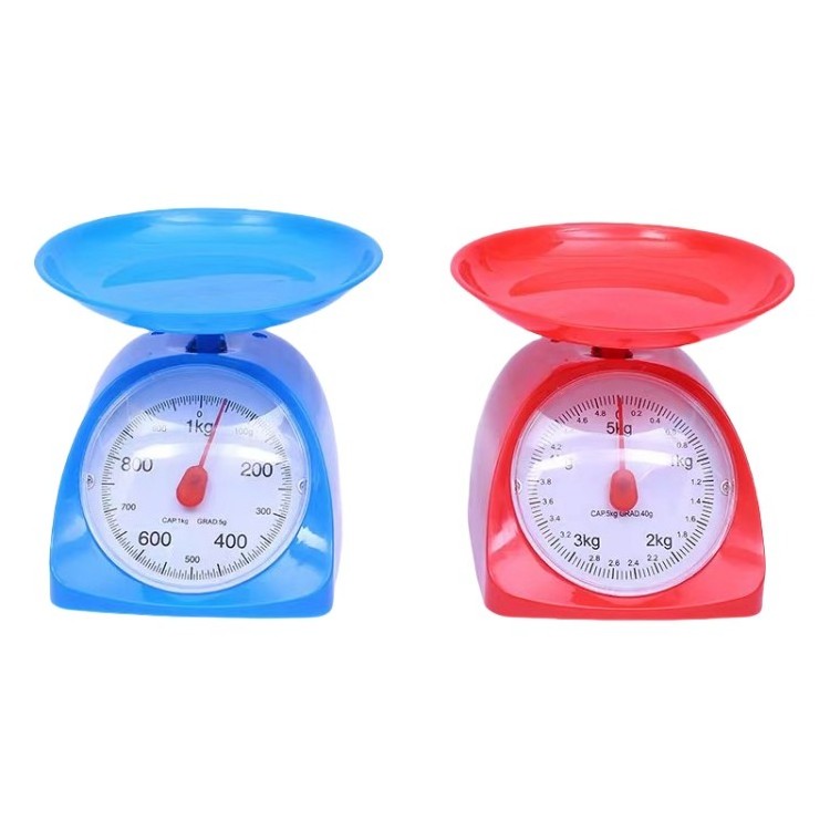 Veidt Weighing 30kg 40kg 50kg Kitchen Mechanical Dial Spring Balance Scale With Stainless Steel Platform