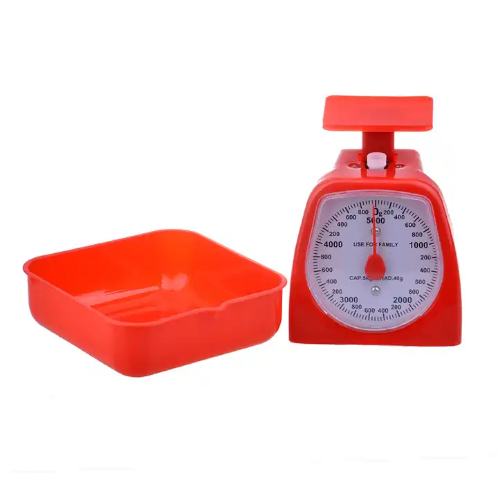 Veidt Weighing 30kg 40kg 50kg Kitchen Mechanical Dial Spring Balance Scale With Stainless Steel Platform