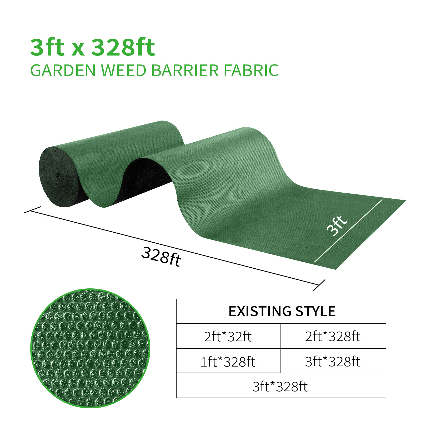 Agriculture Water Permeable Non-woven Groundcover Weedmat Roll Grass Control Mat Weed Block Landscaping Fabric