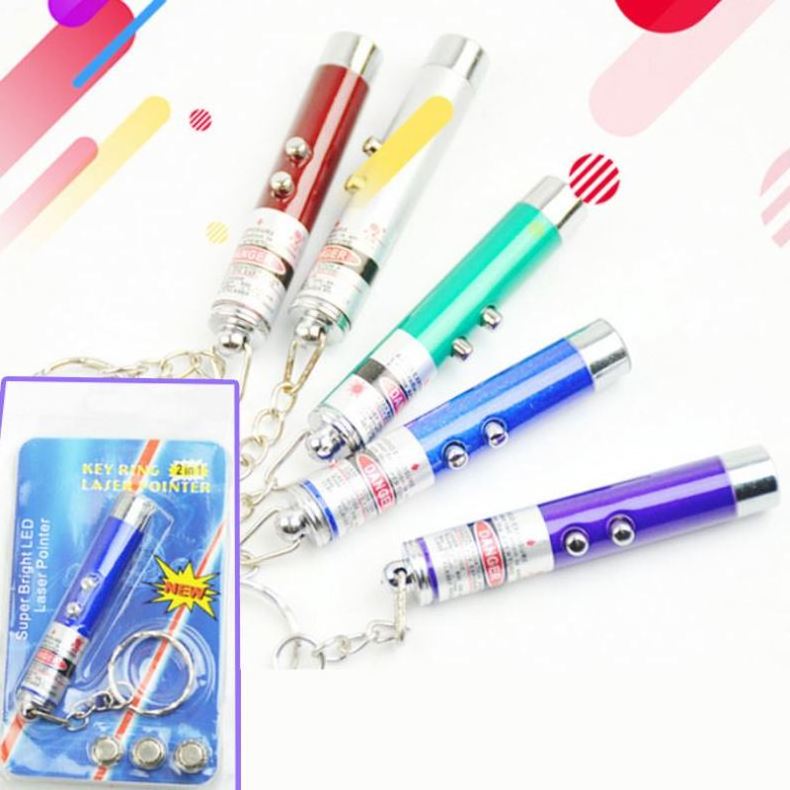 Flashlight Interactive Toy High Class Promotional Keychain Toys Led Red Laser Pointer Pen