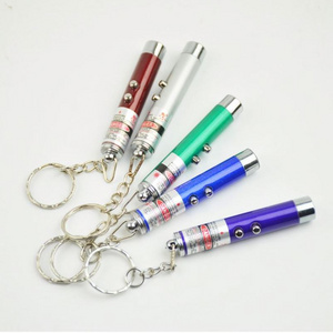 Flashlight Interactive Toy High Class Promotional Keychain Toys Led Red Laser Pointer Pen