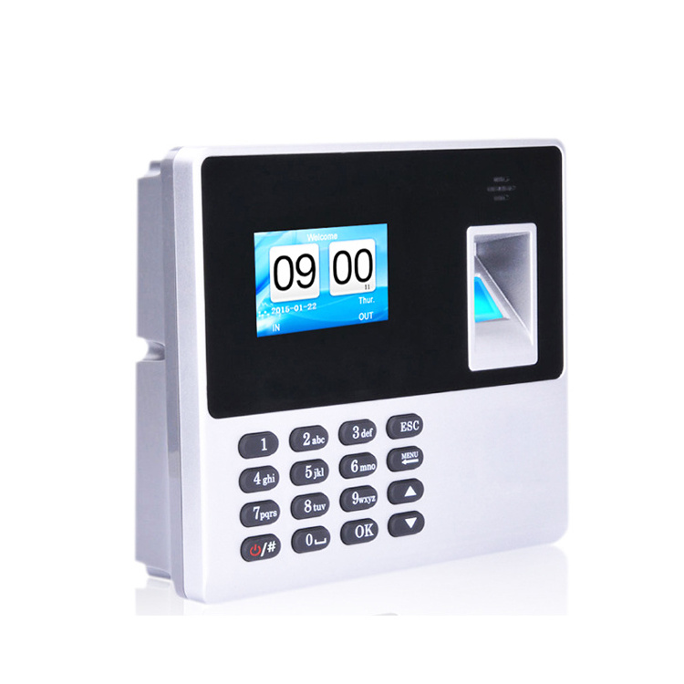 Software Free CE Biometric Time Recording System Clock In Fingerprint Attendance Machine