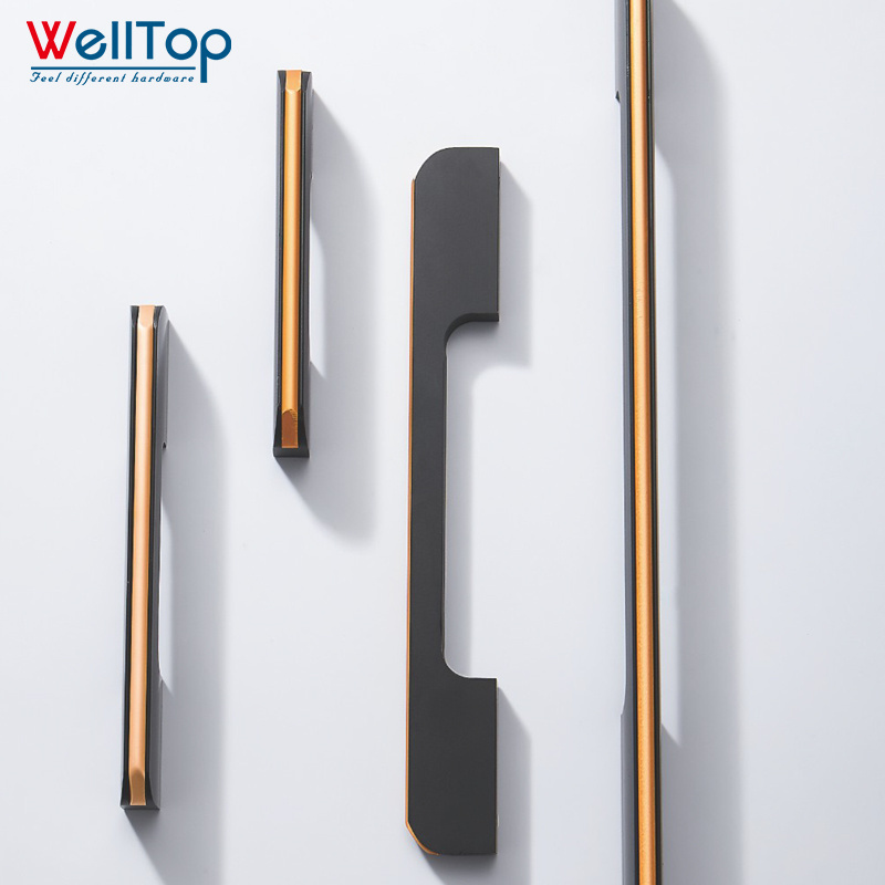 A-10  WELLTOP Hot Sale Manufacturer Low Price Aluminum Handles Cabinet for Kitchen