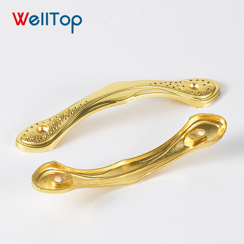 Welltop zinc alloy  hardware suppliers antique dresser drawer brass hardware pulls handles  VT-01.059