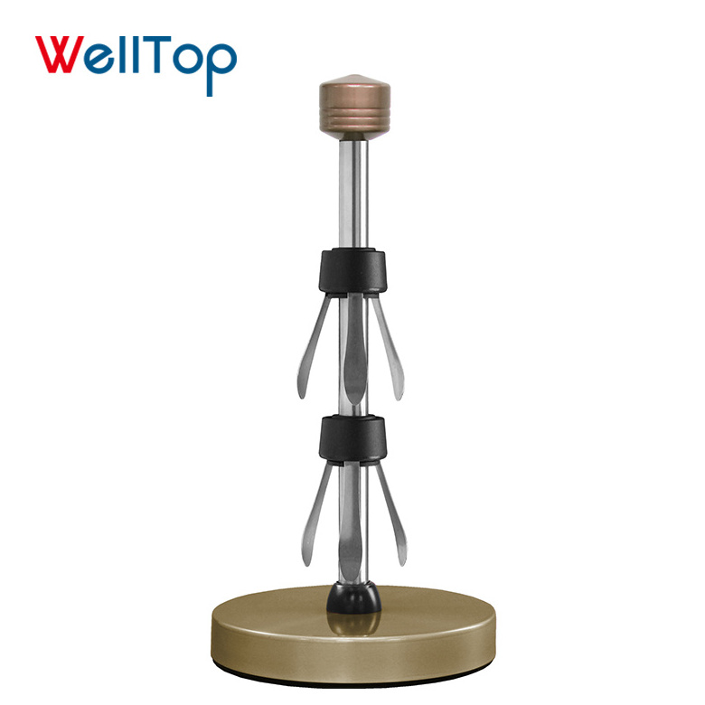 WELLTOP Kitchen Stainless Steel Paper Towel Holder One Headed Tear Off Standing Toilet Paper holder VT-19.001