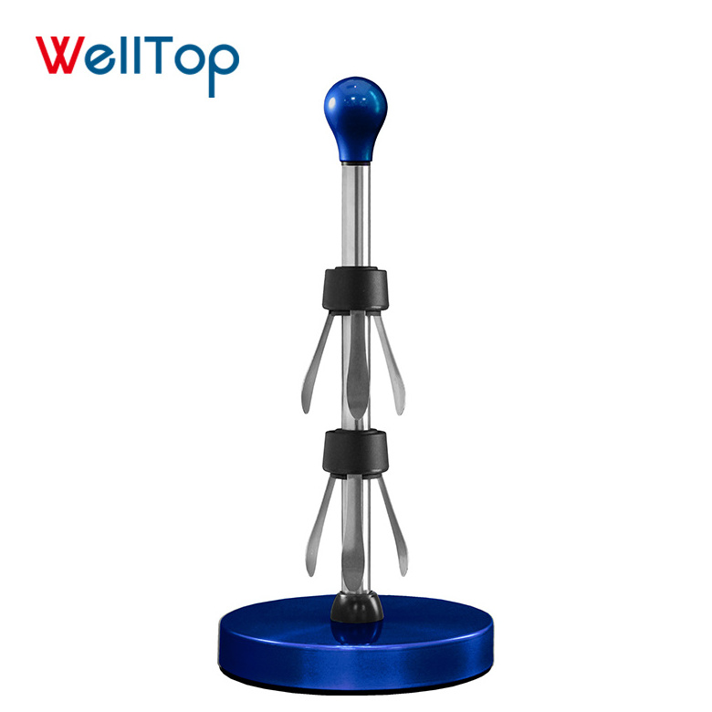 WELLTOP Kitchen Stainless Steel Paper Towel Holder One Headed Tear Off Standing Toilet Paper holder VT-19.001