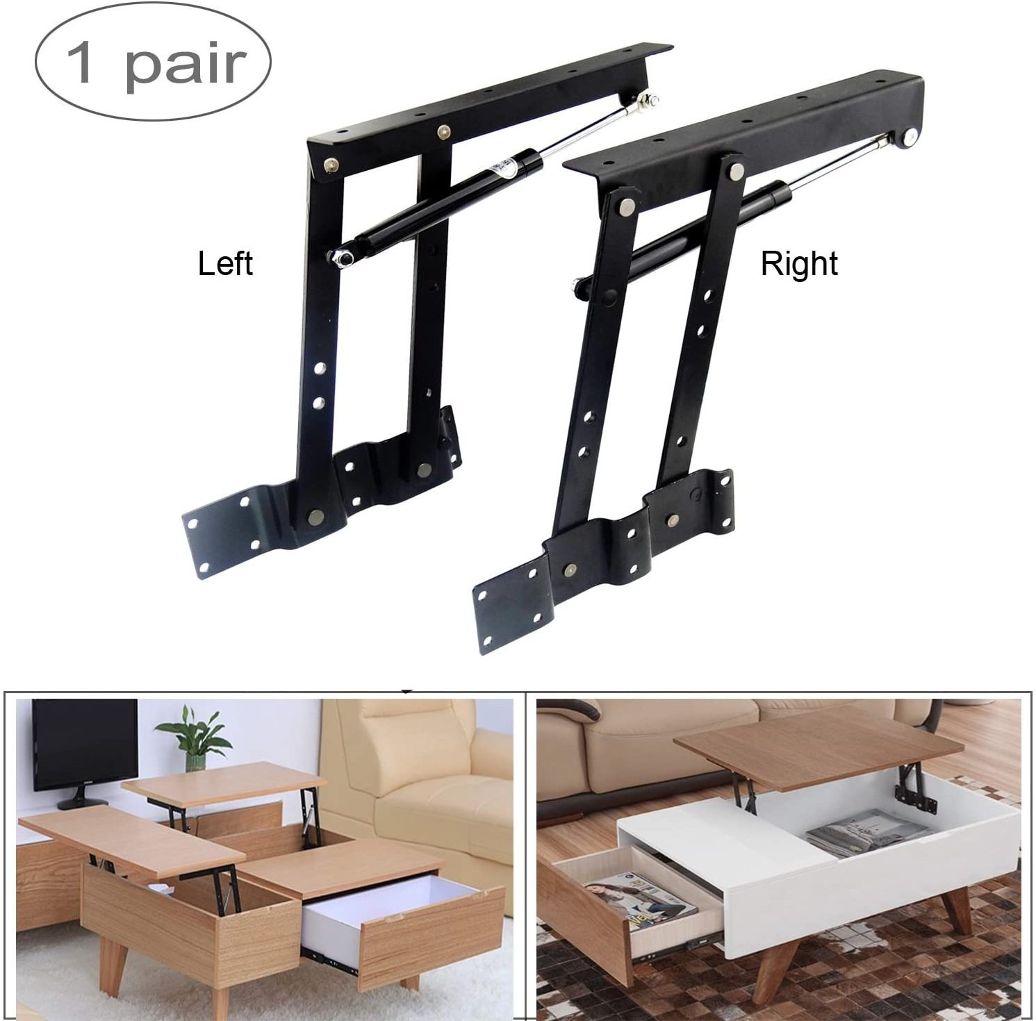 Small Furniture Closing Folding Table Lift Mechanism Table Hydraulic Lifting Mechanism For Coffee Table WT01-03