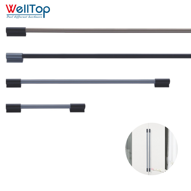 A-13  WELLTOP Hot Sale Aluminum Greenhouse Door Handles Sliding Door Handle Aluminum for Kitchen