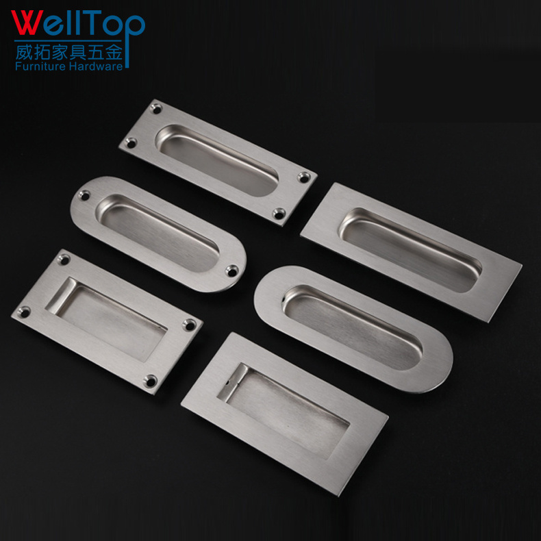 stainless steel hidden pull handles folding conceal handle VT-01.070