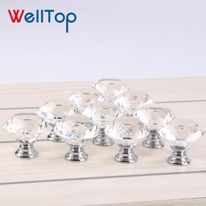 Door Handle Kitchen Cabinet Drawer Handle Pull Knob VT-01.147 Decorate Furniture Crystal Home Free Sample Modern OEM/ODM