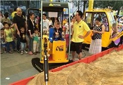 Children ride on truck excavator toys kids cars electric 12v ride on tractor coin operated games