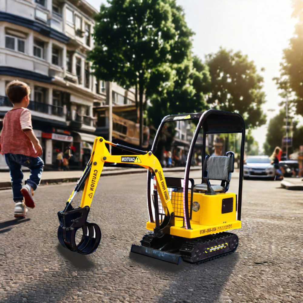 360 Rolling Car Digger Toy for Kids Amusement Park Ride