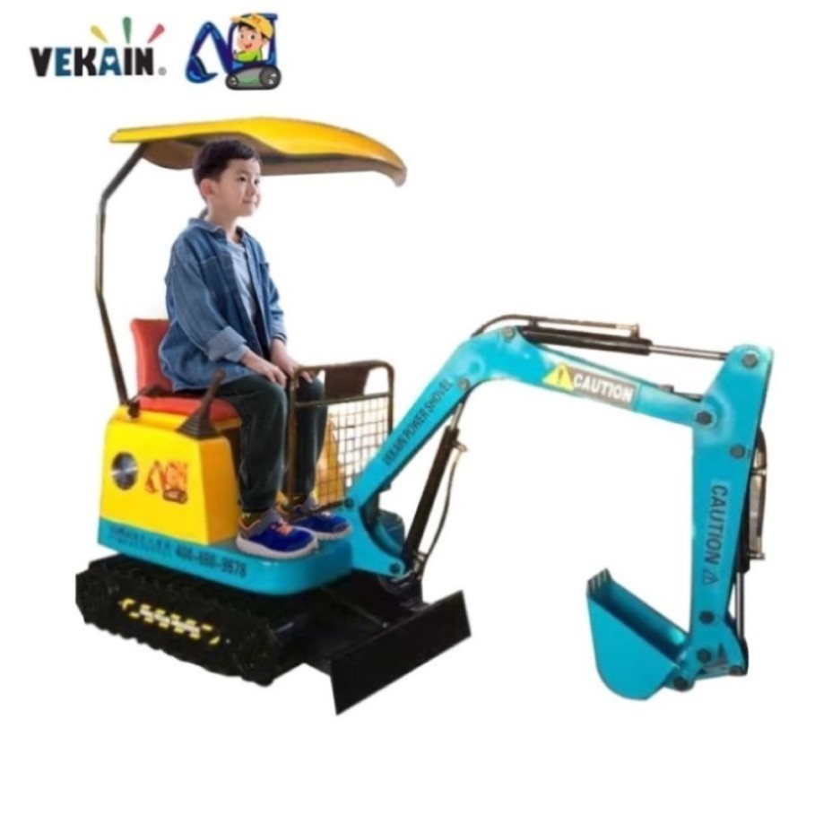 Hot Selling Operated electric kids car child riding electric car toy forklift excavator ride on car