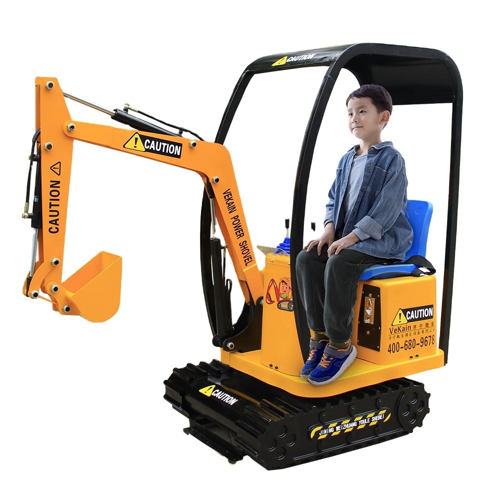 Kids Amusement Park Facilities Mini Excavator for Children