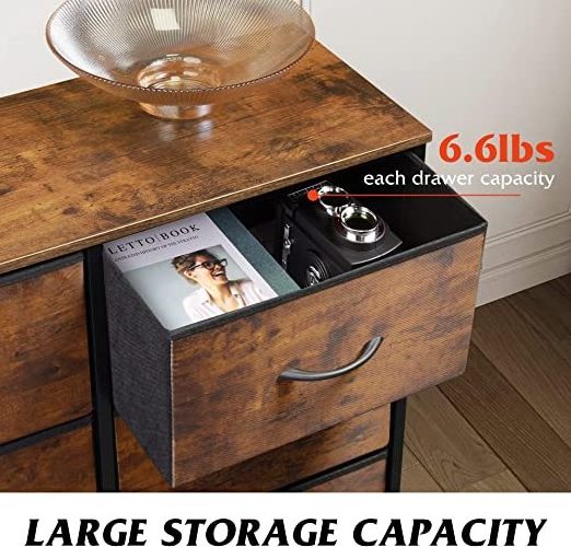 Vekin modern 6 drawers of chest dresser wooden double wardrobe bedroom armoire salon living room furniture drawers cabinet