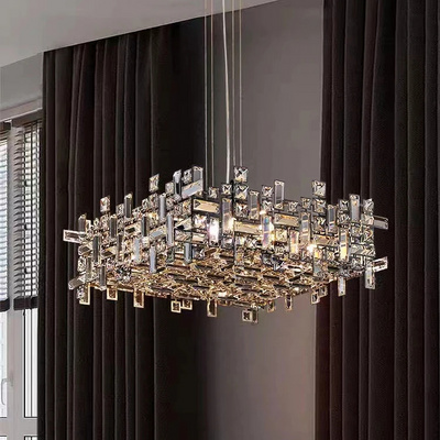 VEKO  crystal chandelier for bedroom dining room living room chandelier pendant lights