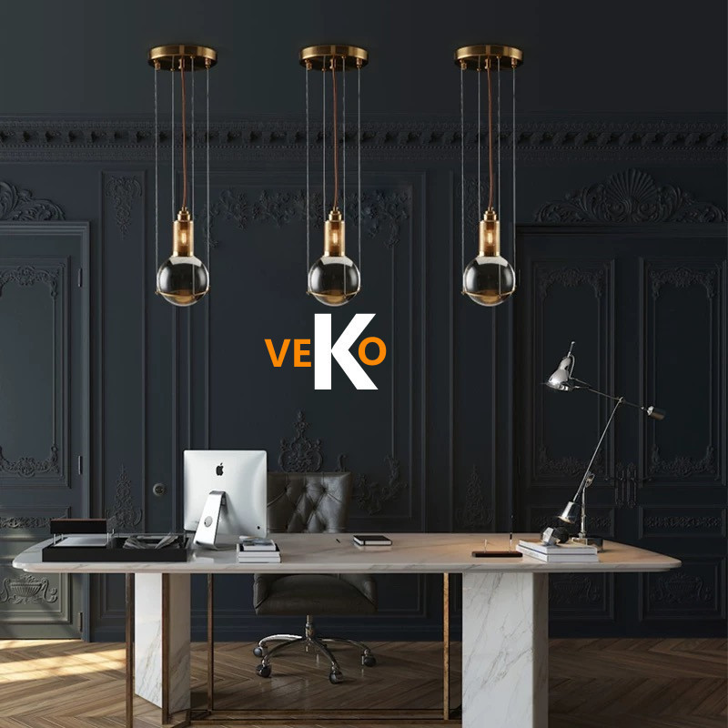 VEKO chandelier  pendant lights 3 pendant light island office kitchen nordic crystal modern chandelier pendant lights